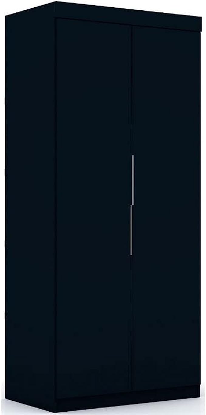 曼哈顿康福特洛克菲勒中世纪现代2 抽屉开放式分段衣橱衣柜壁橱，35.98