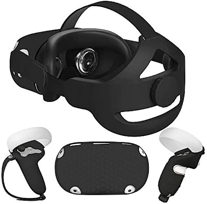 Esimen 5 in 1 Adjustable Head Strap Compatible for Oculus Quest 2 VR