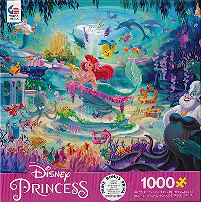 Ceaco - Disney Princess - The Little Mermaid - 1000 Piece Jigsaw Puzzle ...