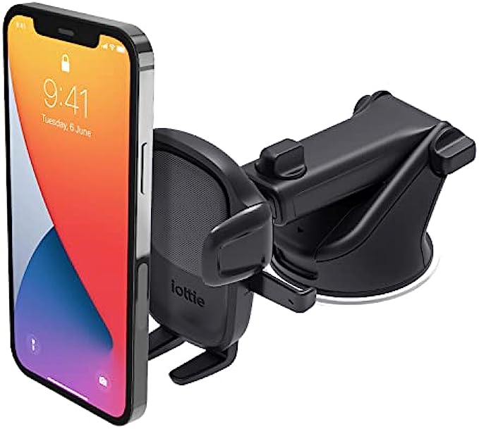 iOttie Easy One Touch 5 Dashboard & Windshield Universal Car Mount Phone Holder Desk Stand for -iPhone, Samsung, Moto, Huawei, Nokia, LG, Smartphones