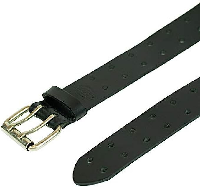 Dickies Men's Leather Double Prong Belt