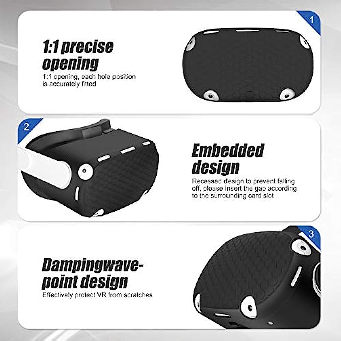 Esimen 5 in 1 Adjustable Head Strap Compatible for Oculus Quest 2 VR