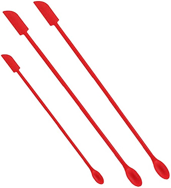 Makeup Spatula Tool Last Drop Spatula Jar Scraper Silicone Scraper Of Cosmetic Spatula Bottle Scraper Mini Spatula Beauty Scraper Spatula Thin Blade(3pcs)